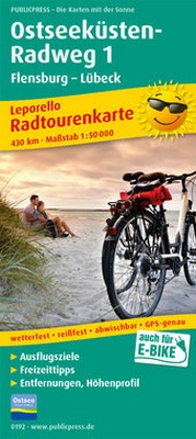 Abbildung von: Ostseeküsten-Radweg 1, Flensburg-Lübeck - Freytag-Berndt und ARTARIA