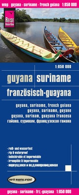 Abbildung von: Reise Know-How Landkarte Guyana, Suriname, Französisch-Guayana (1:850.000) - Reise Know-How Verlag Peter Rump GmbH