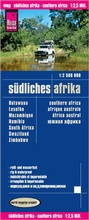 Cover: Reise Know-How Landkarte S&uuml;dliches Afrika (1:2.500.000) : Botswana, Lesotho, Mosambik, Namibia, S&uuml;dafrika, Swaziland, Simbabwe - Reise Know-How Verlag Peter Rump GmbH