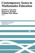 Cover: Contemporary Issues in Mathematics Education - Cambridge University Press