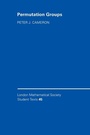Cover: Permutation Groups - Cambridge University Press