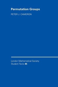 Enlarge image Cover: Permutation Groups - Cambridge University Press