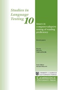 Cover: Issues in Computer-Adaptive Testing of Reading Proficiency - Cambridge University Press