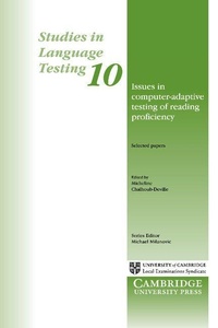 Enlarge image Cover: Issues in Computer-Adaptive Testing of Reading Proficiency - Cambridge University Press