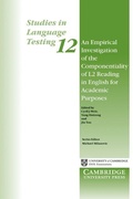 Cover: An Empirical Investigation of the Componentiality of L2 Reading in English for Academic Purposes - Cambridge University Press