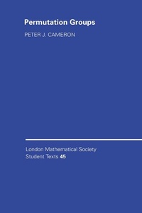Enlarge image Cover: Permutation Groups - Cambridge University Press