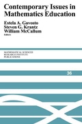 Cover: Contemporary Issues in Mathematics Education - Cambridge University Press