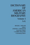 Cover: Dict Amer Military Biog V1 - Greenwood Press