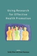 Cover: Using Research For Effective Health Promotion - McGraw-Hill Education