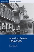 Cover: American Drama 1900-1990 - Cambridge University Press