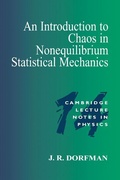 Cover: An Introduction to Chaos in Nonequilibrium Statistical Mechanics - Cambridge University Press