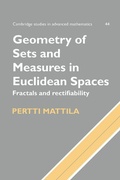 Cover: Geometry of Sets and Measures in Euclidean Spaces - Cambridge University Press