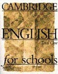 Cover: Cambridge English for Schools Tests 1 - Cambridge University Press
