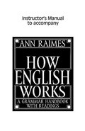 Cover: How English Works Instructor's Manual - Cambridge University Press