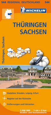 Abbildung von: Michelin Thüringen, Sachsen - Michelin Editions des Voyages
