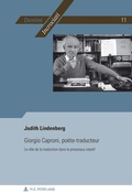 Cover: Giorgio Caproni, po&egrave;te-traducteur - Peter Lang Verlag