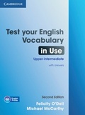 Cover: Test Your English Vocabulary in Use: Upper-intermediate Second edition - Klett