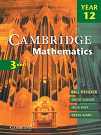 Enlarge image Cover: Cambridge 3 Unit Mathematics Year 12 - Cambridge University Press