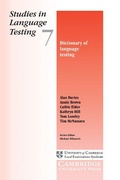 Cover: Dictionary of Language Testing - Cambridge University Press