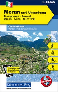 Abbildung von: Kümmerly+Frey Outdoorkarte Meran und Umgebung 1:35.000 - Hallwag Kümmerly+Frey