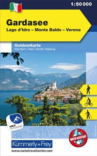 Abbildung von: Kümmerly+Frey Outdoorkarte Gardasee 1:50.000 - Hallwag Kümmerly+Frey