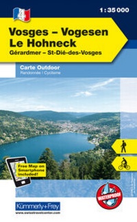 Abbildung von: Vogesen - Le Hohneck Nr. 04 Outdoorkarte Elsass/Vogesen 1:35 000 - Kümmerly+Frey
