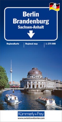 Abbildung von: Kümmerly+Frey Regional-Strassenkarte 4 Berlin Brandenburg 1:275.000 - Hallwag Kümmerly+Frey
