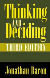 Enlarge image Cover: Thinking and Deciding - Cambridge University Press
