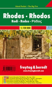 Abbildung von: Rhodos, Autokarte 1:120.000, Island Pocket + The Big Five - Freytag-Berndt und ARTARIA