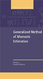 Cover: Generalized Method of Moments Estimation - Cambridge University Press