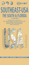 Cover: USA Southeast - The South & Florida, Borch Map - Borch