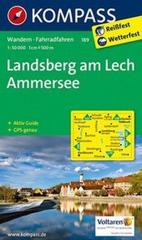 Abbildung von: KOMPASS Wanderkarte Landsberg am Lech - Ammersee - KOMPASS-Karten