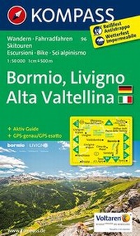 Abbildung von: Bormio - Livigno - Alta Valtellina - KOMPASS-Karten
