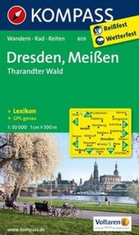 Abbildung von: Dresden - Meißen - Tharandter Wald - KOMPASS-Karten