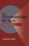 Cover: Reconstructing the State - Cambridge University Press
