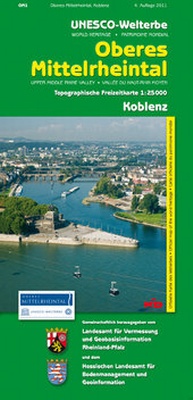 Abbildung von: UNESCO-Welterbe - Oberes Mittelrheintal Koblenz (WR) - Landesamt für Vermessung und Geobasisinformation Rheinland-Pfalz