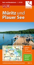 Cover: Rad- und Wanderkarte M&uuml;ritz und Plauer See - Klemmer-Verlag