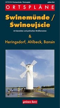 Abbildung von: Ortspläne Swinemünde/Swinoujscie & Heringsdorf, Ahlbeck, Bansin - grünes herz