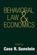 Cover: Behavioral Law and Economics - Cambridge University Press