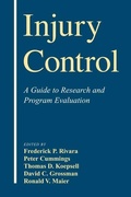 Cover: Injury Control - Cambridge University Press