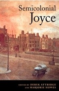 Cover: Semicolonial Joyce - Cambridge University Press