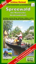 Cover: Gro&szlig;e Radwander- und Wanderkarte Spreewald mit M&auml;rkischer Heidelandschaft - Barthel, A