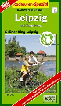 Abbildung von: Radwanderkarte Leipzig und Umgebung - Barthel, A