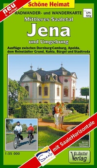 Abbildung von: Radwander- und Wanderkarte Mittleres Saaletal, Jena und Umgebung - Barthel, A