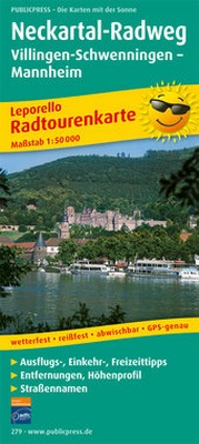 Abbildung von: Neckartal-Radweg, Villingen-Schwenningen - Mannheim - Freytag-Berndt und ARTARIA