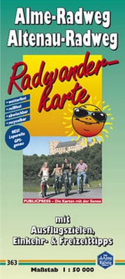 Abbildung von: Radwanderkarte Alme-Radweg /Altenau-Radweg - PUBLICPRESS
