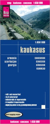 Abbildung von: Reise Know-How Landkarte Kaukasus (1:650.000) : Armenien, Aserbaidschan, Georgien - Reise Know-How Verlag Peter Rump GmbH
