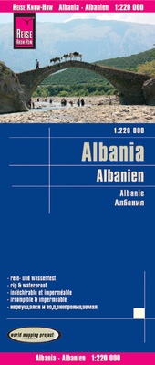 Abbildung von: Reise Know-How Landkarte Albanien / Albania (1:220.000) - Reise Know-How Verlag Peter Rump GmbH