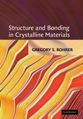 Cover: Structure and Bonding in Crystalline Materials - Cambridge University Press