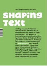 Enlarge image Cover: Shaping Text - BIS Publishers B.V.